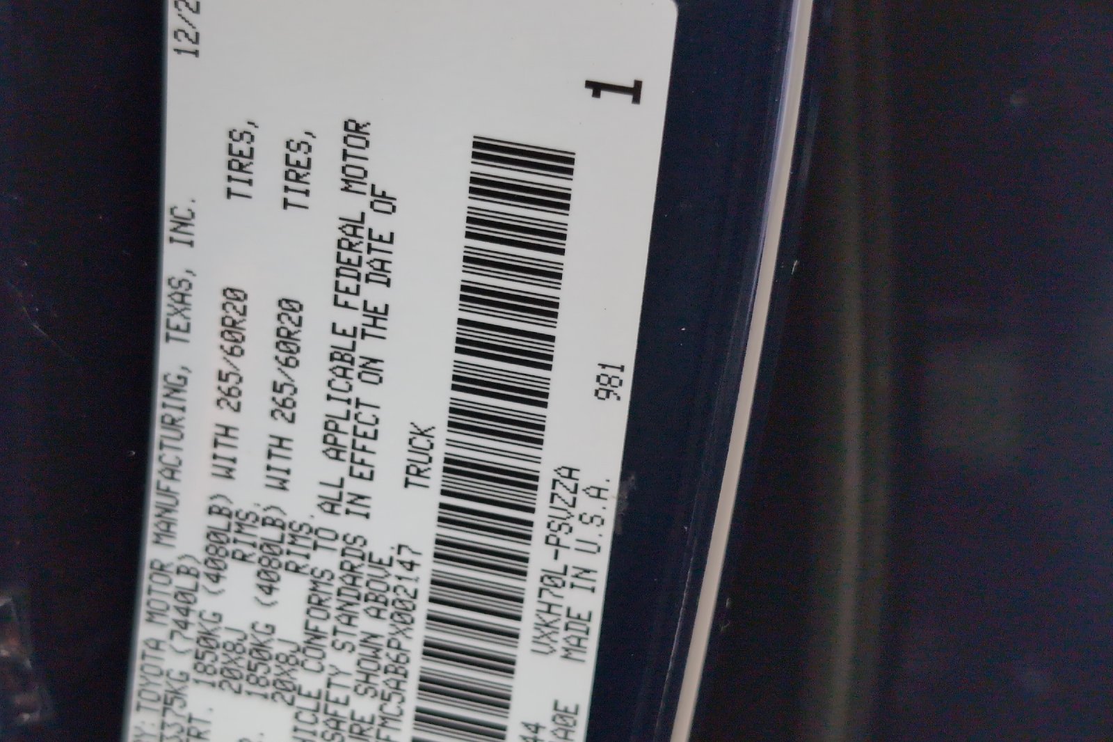 Used 2023  Toyota 1794 Edition image 30