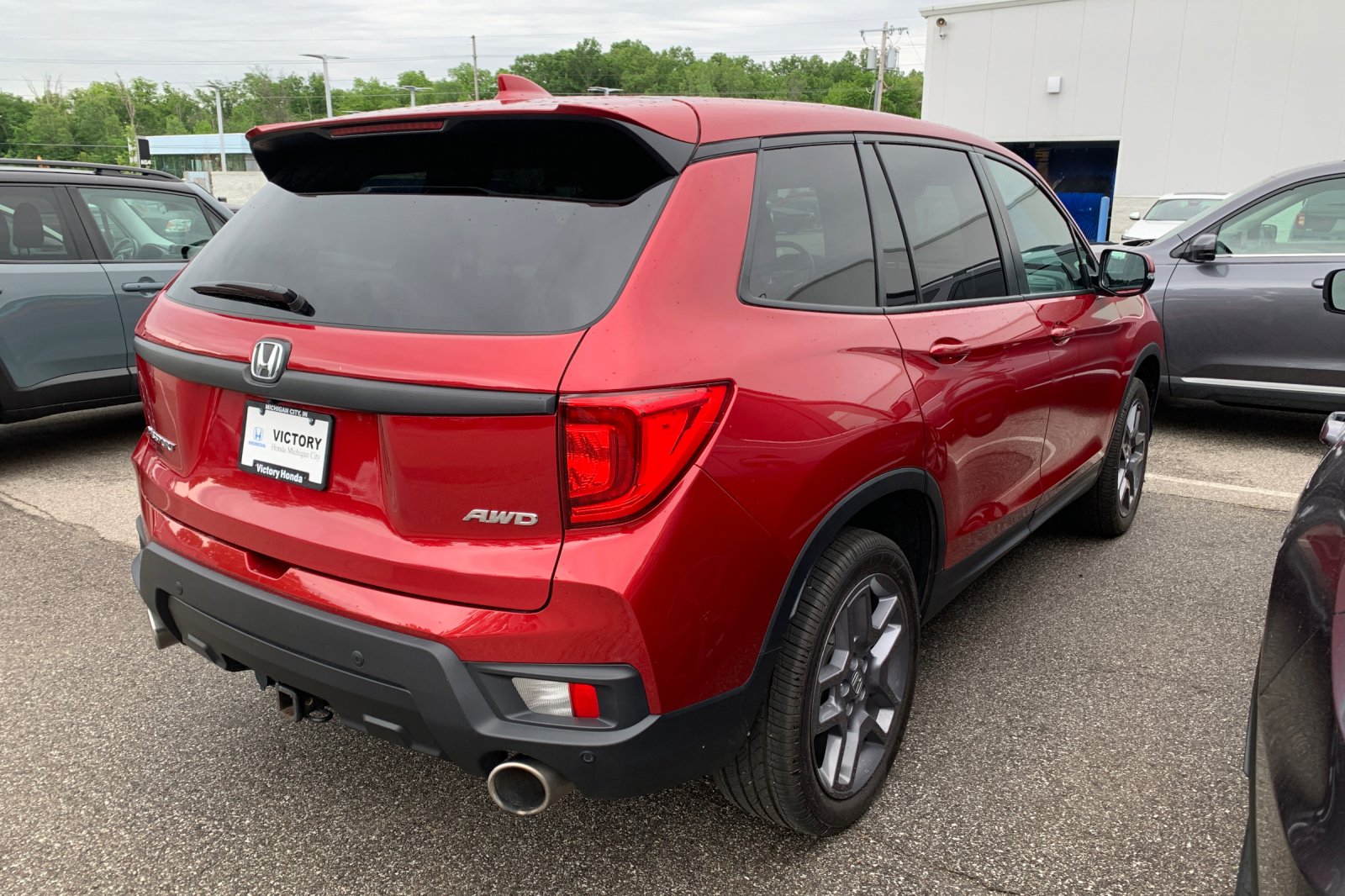 Certified Used 2023 Radiant Red Metallic II Honda EX-L image 4