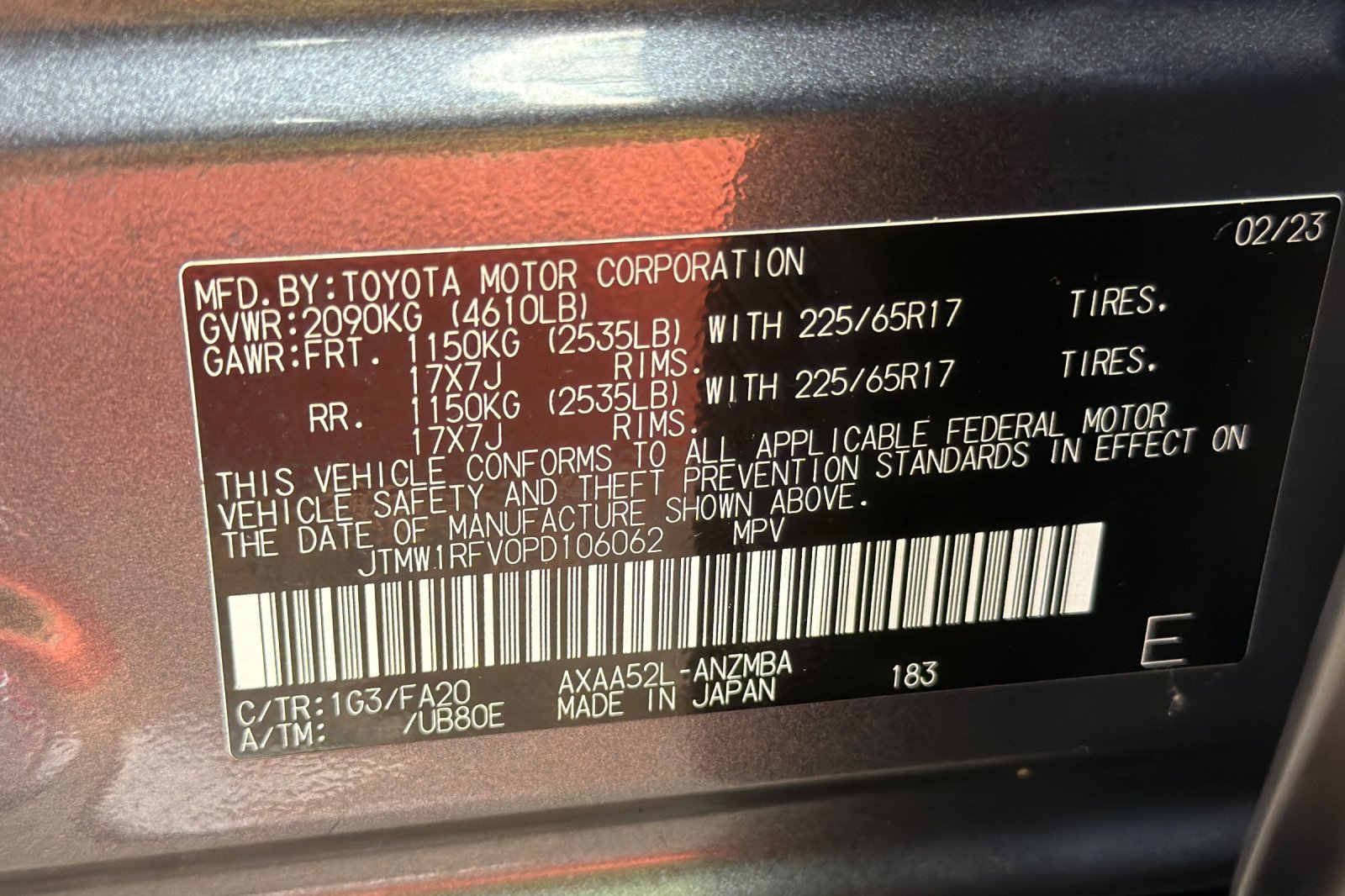 Certified Used 2023 Magnetic Gray Metallic Toyota XLE image 28