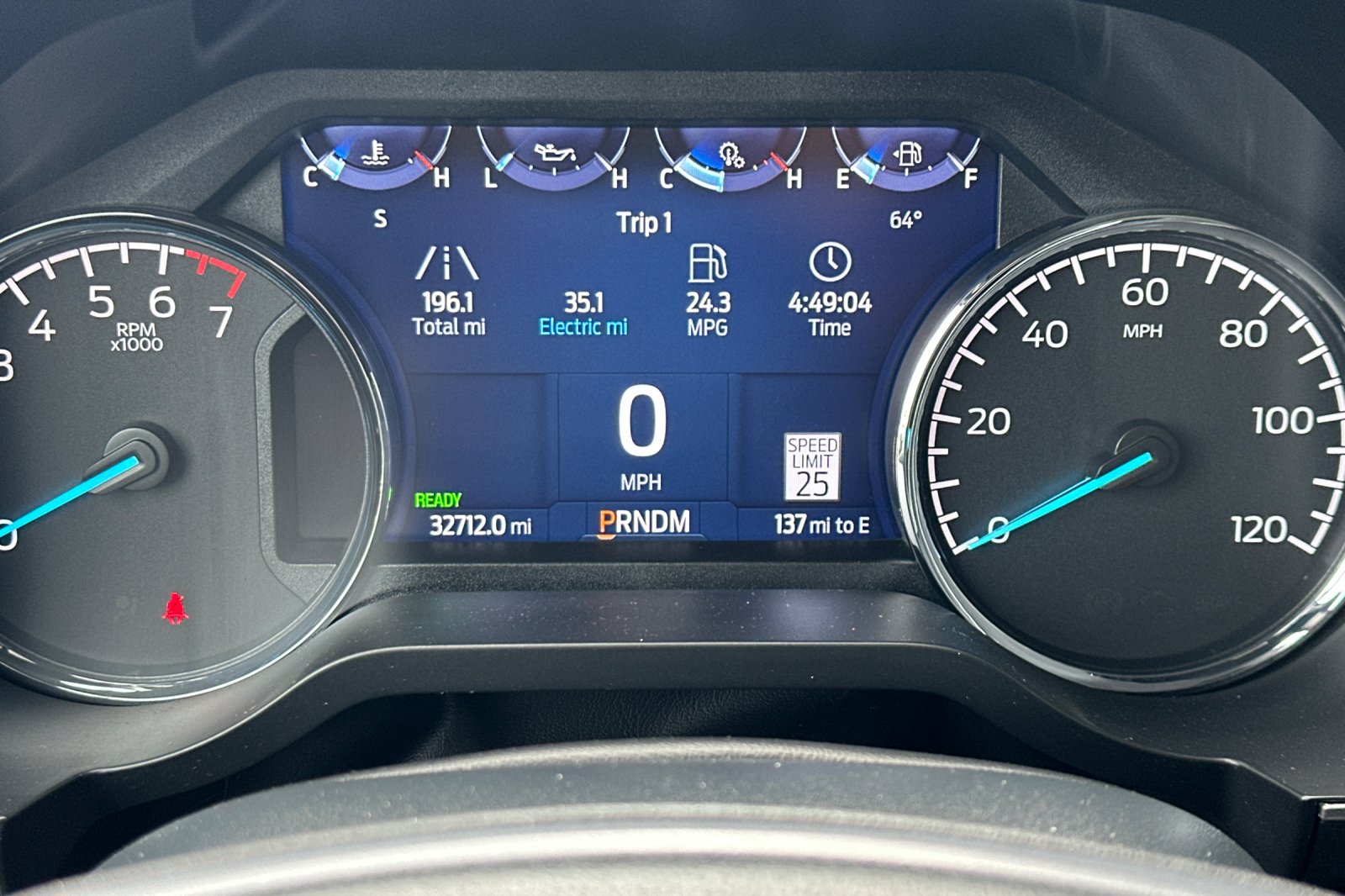 Used 2023 Gray Ford XLT Powerboost Full Hybrid image 21