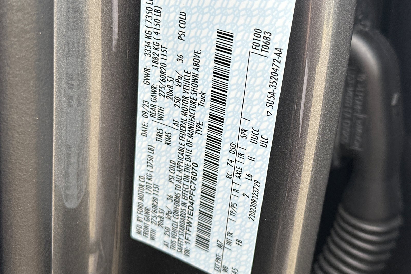 Used 2023 Gray Ford XLT Powerboost Full Hybrid image 25