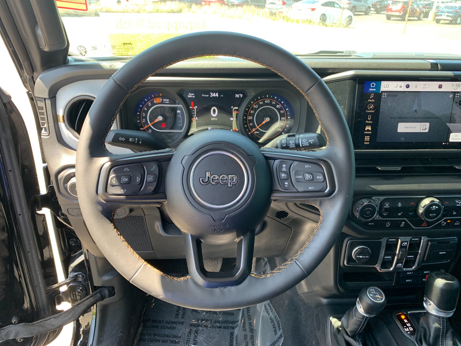 Used 2024 Black Clearcoat Jeep Sport S image 26