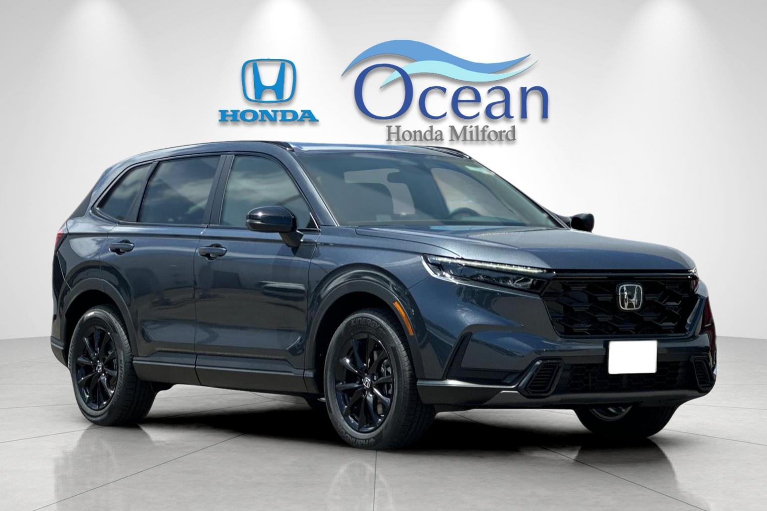 New 2026 Meteorite Gray Metallic Honda AWD Sport Hybrid image 7