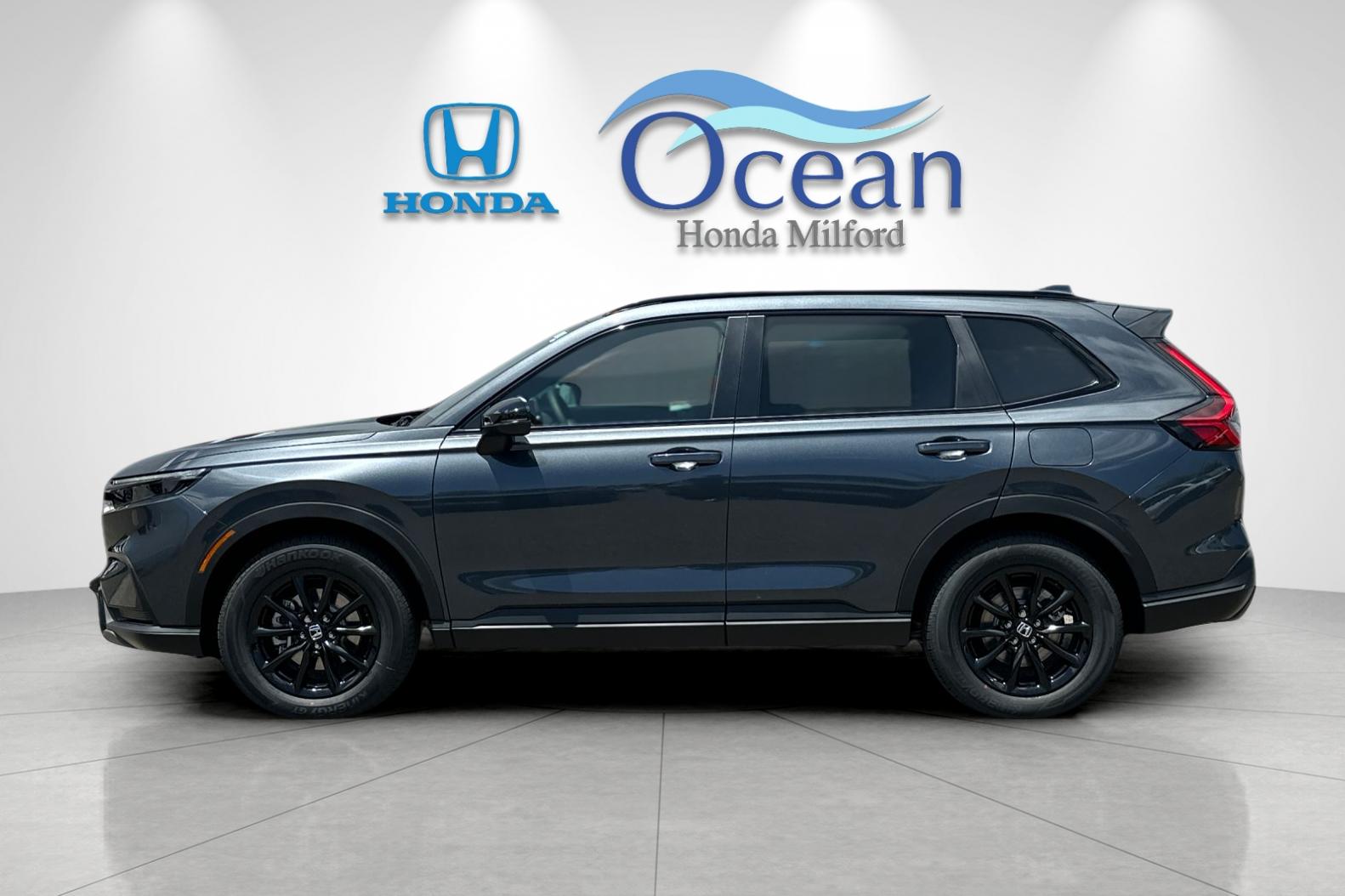 New 2026 Meteorite Gray Metallic Honda AWD Sport Hybrid image 2