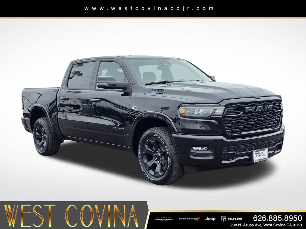New 2026 Diamond Black Crystal Pearl-Coat Exterior Paint RAM Big Horn/Lone Star image 3