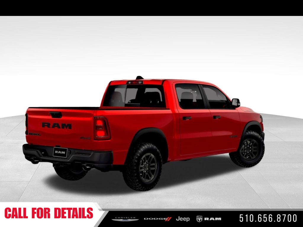 New 2026 Molten Red Pearl-Coat Exterior Paint RAM Rebel image 7