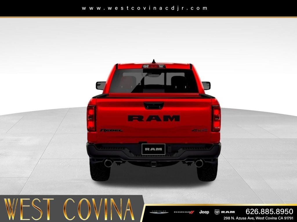 New 2026 Molten Red Pearl-Coat Exterior Paint RAM Rebel image 6