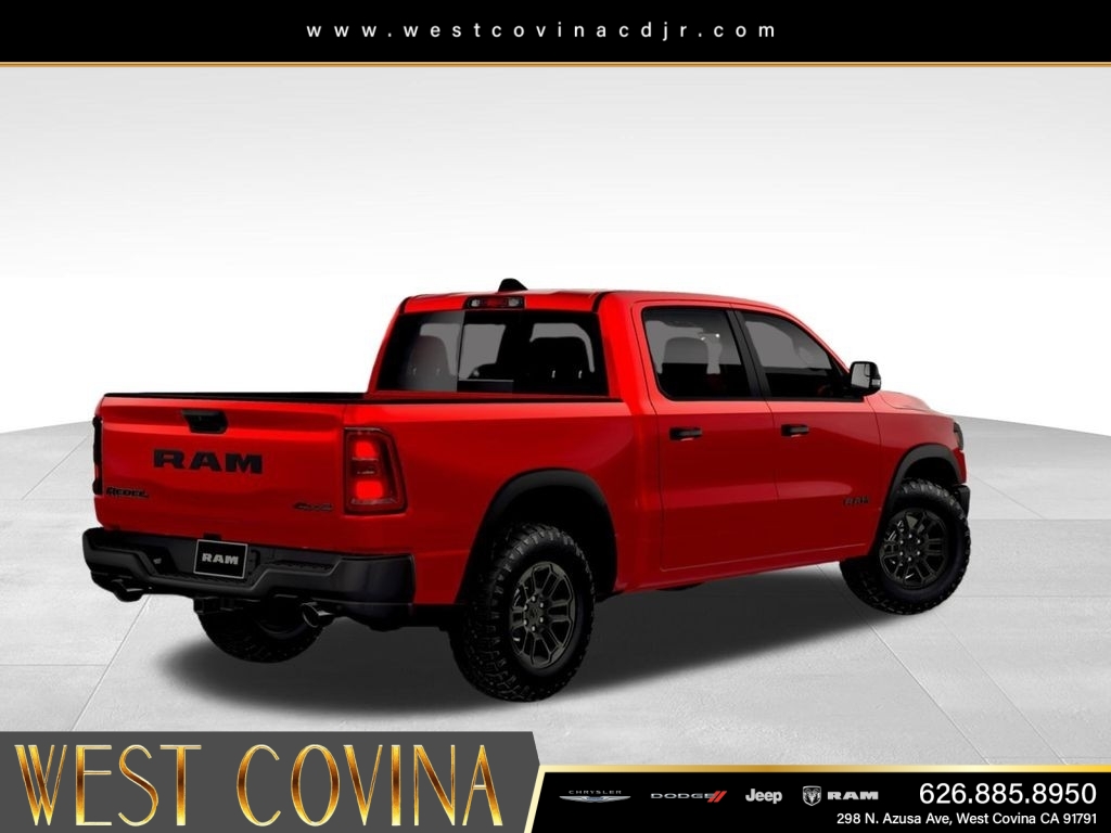 New 2026 Molten Red Pearl-Coat Exterior Paint RAM Rebel image 7