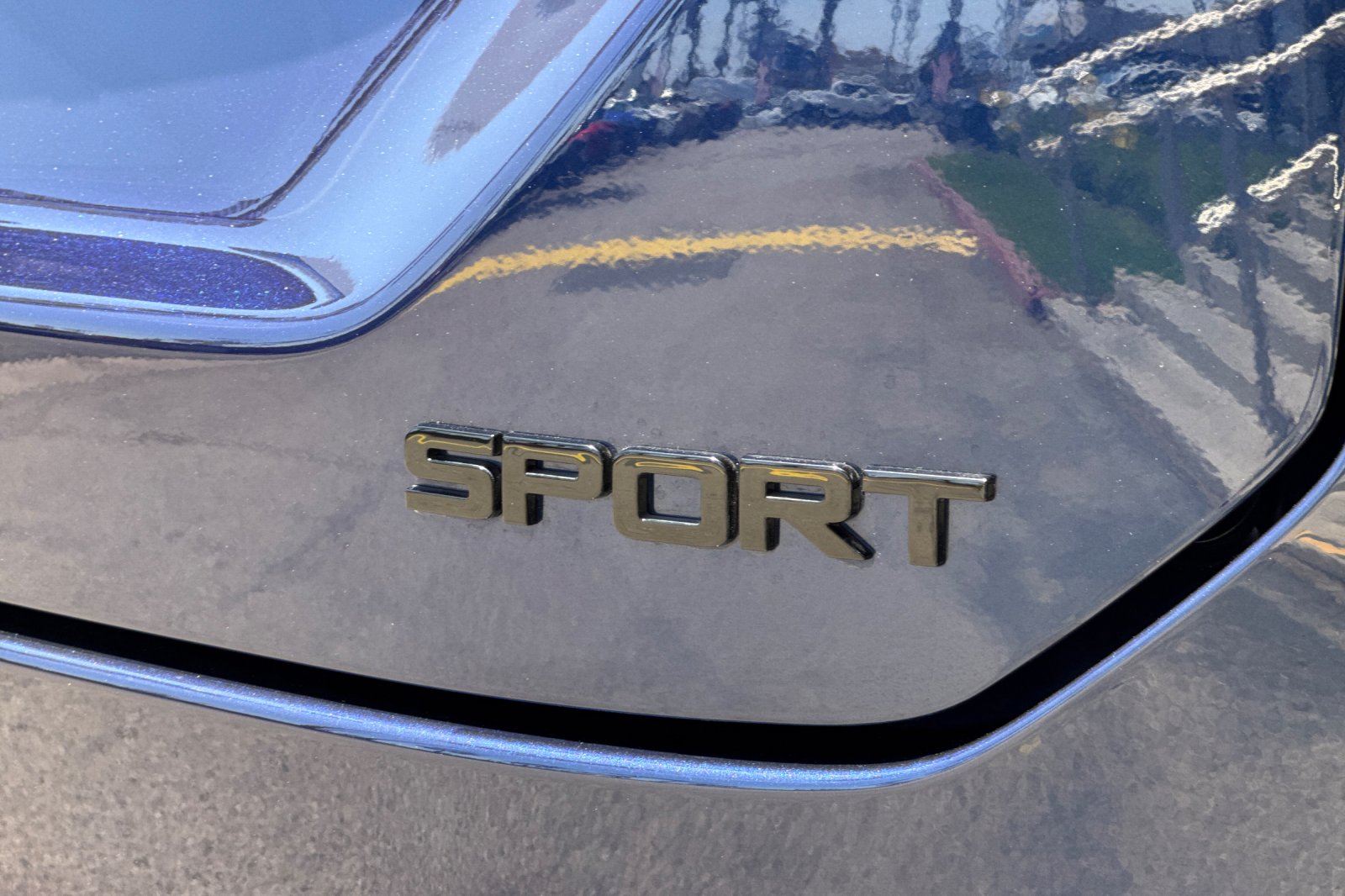 Certified Used 2025 Obsidian Blue Pearl Honda AWD Sport image 28