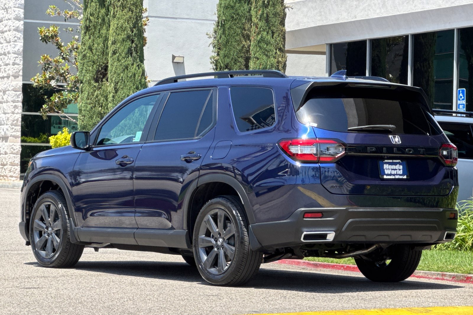 Certified Used 2025 Obsidian Blue Pearl Honda AWD Sport image 6