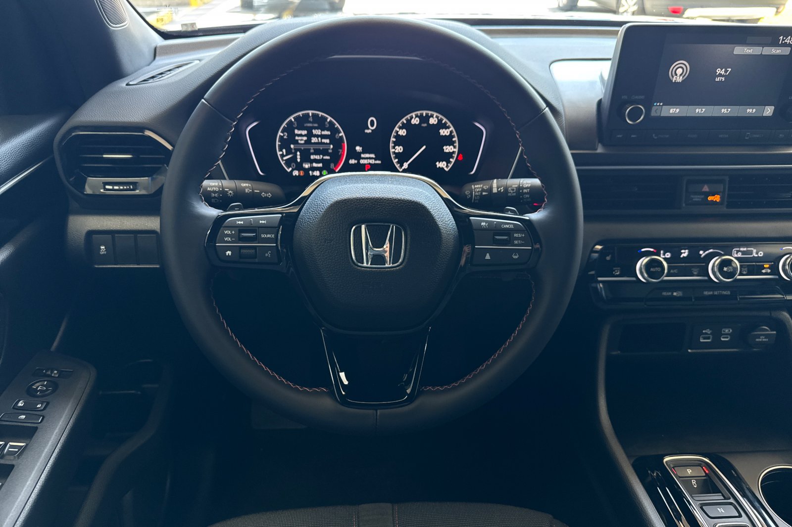Certified Used 2025 Obsidian Blue Pearl Honda AWD Sport image 14