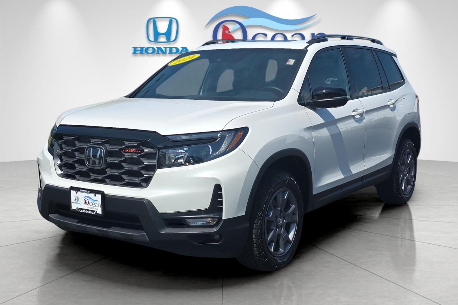 Used 2024 Platinum White Pearl Honda TrailSport image 7