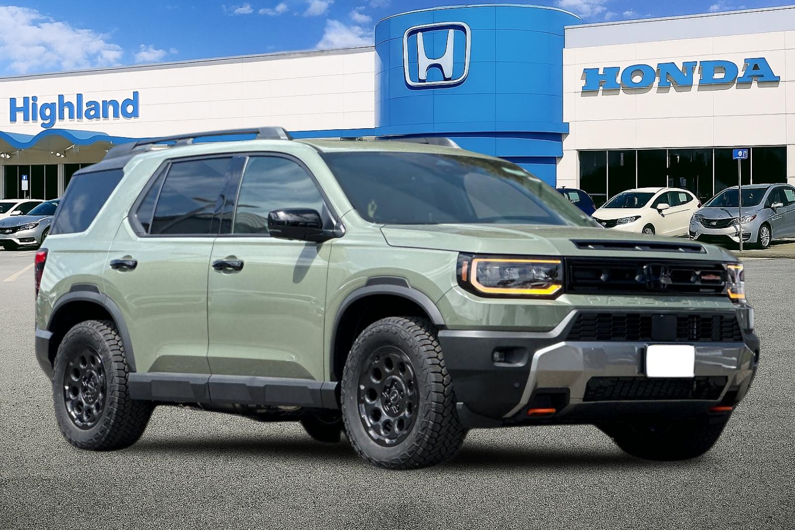 New 2026 Ash Green Metallic Honda TrailSport Elite Blackout image 7