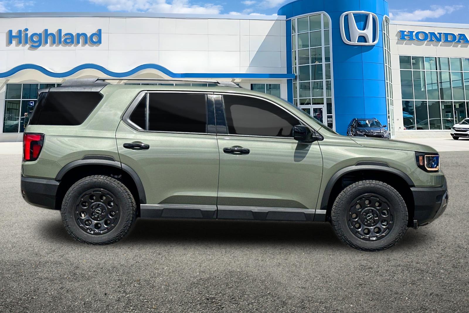 New 2026 Ash Green Metallic Honda TrailSport Elite Blackout image 6