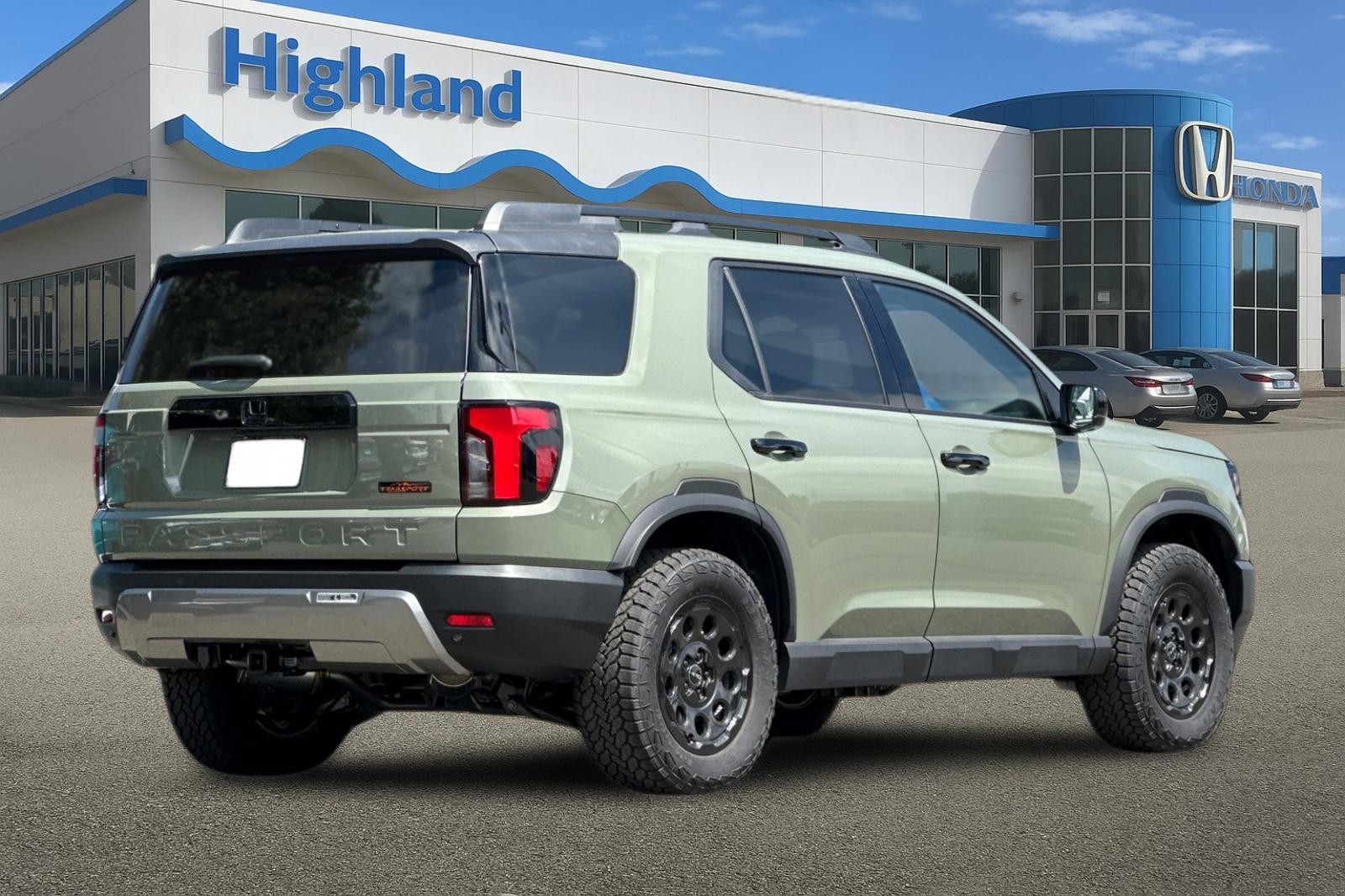 New 2026 Ash Green Metallic Honda TrailSport Elite Blackout image 5