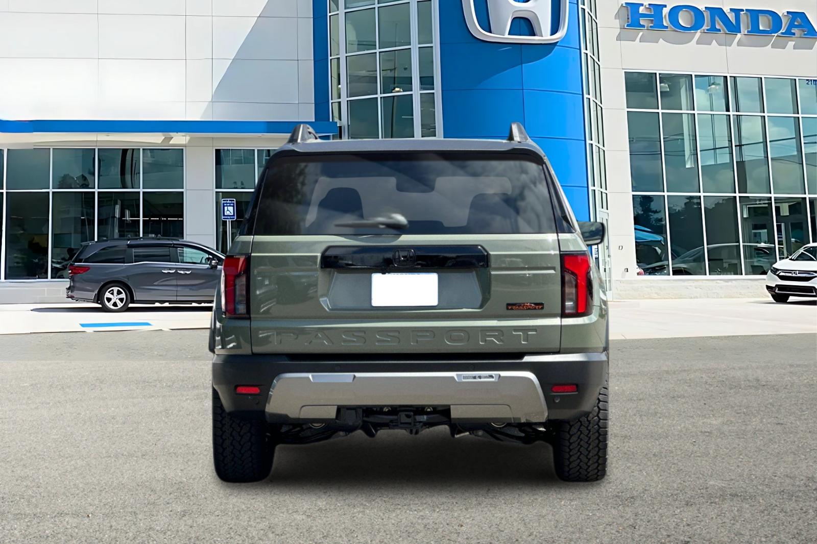 New 2026 Ash Green Metallic Honda TrailSport Elite Blackout image 4