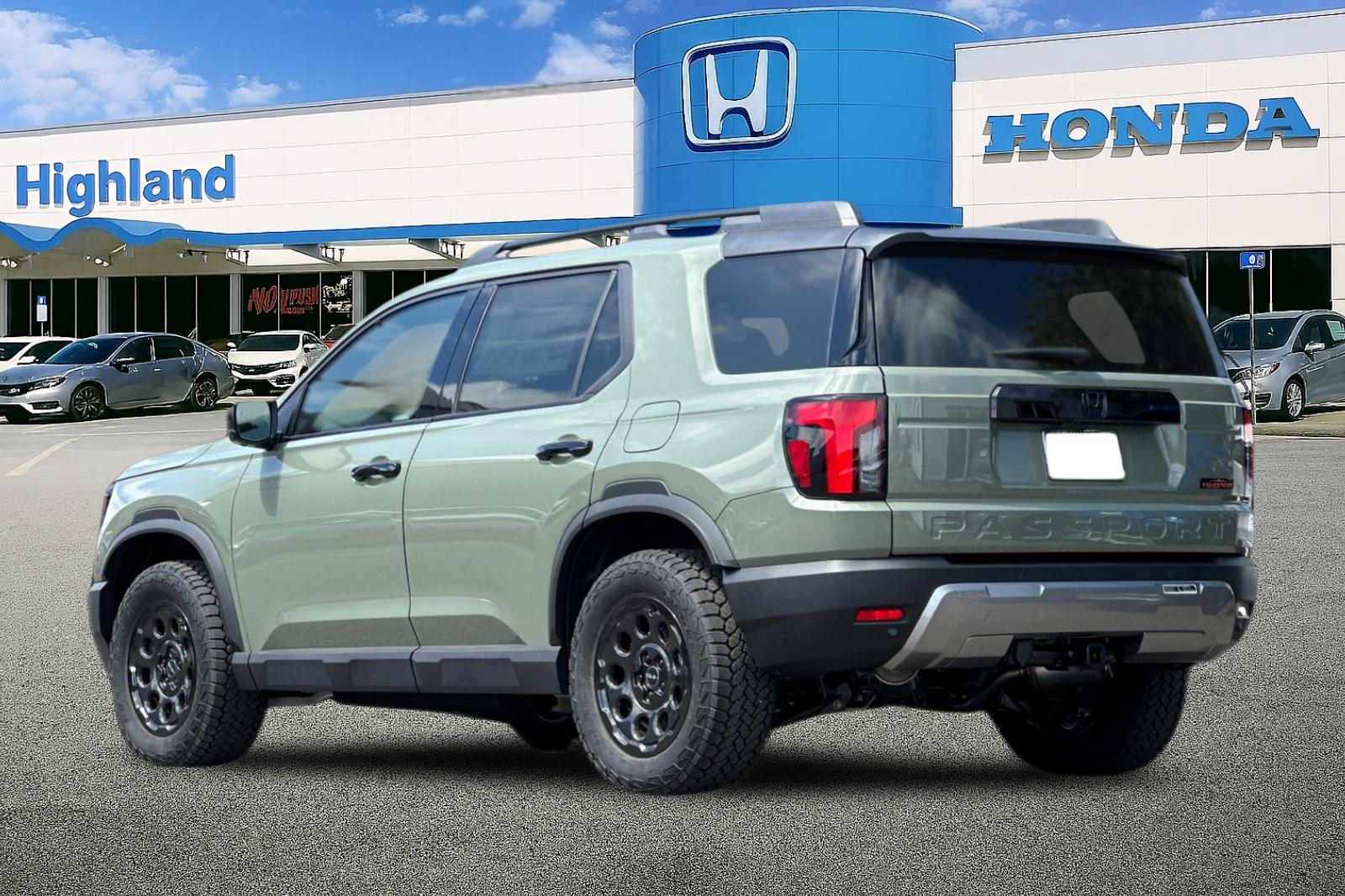 New 2026 Ash Green Metallic Honda TrailSport Elite Blackout image 3