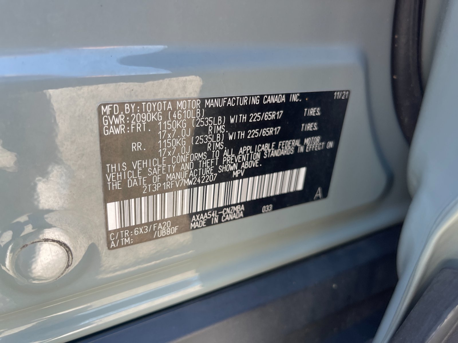 Used 2021 Lunar Toyota XLE image 33