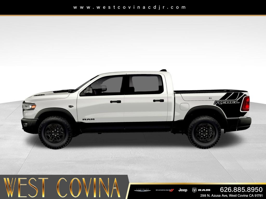 New 2026 Bright White Clear-Coat Exterior Paint RAM Rebel image 3