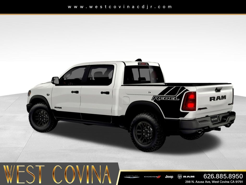 New 2026 Bright White Clear-Coat Exterior Paint RAM Rebel image 4