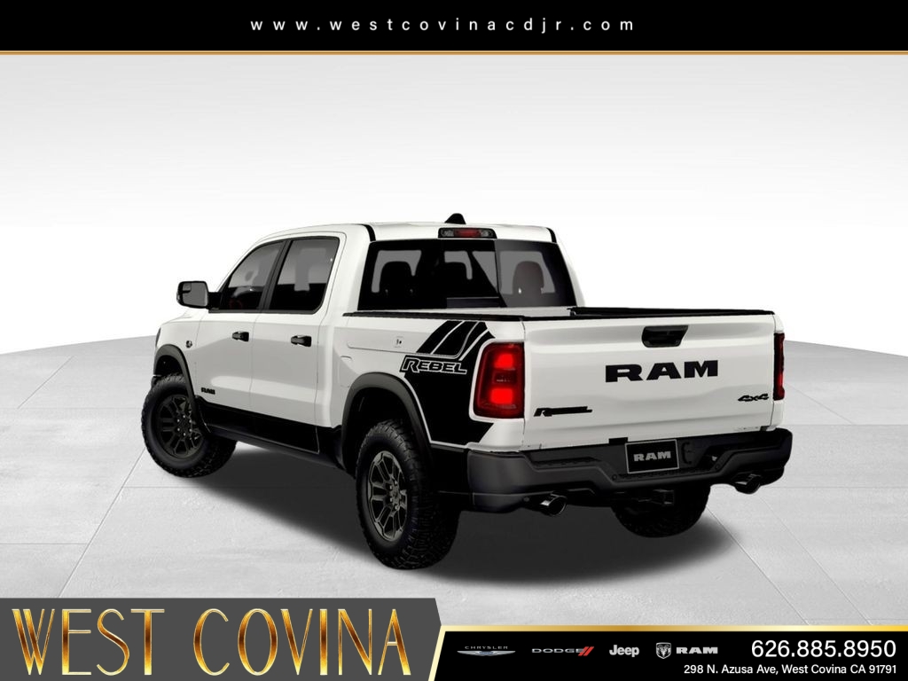 New 2026 Bright White Clear-Coat Exterior Paint RAM Rebel image 5