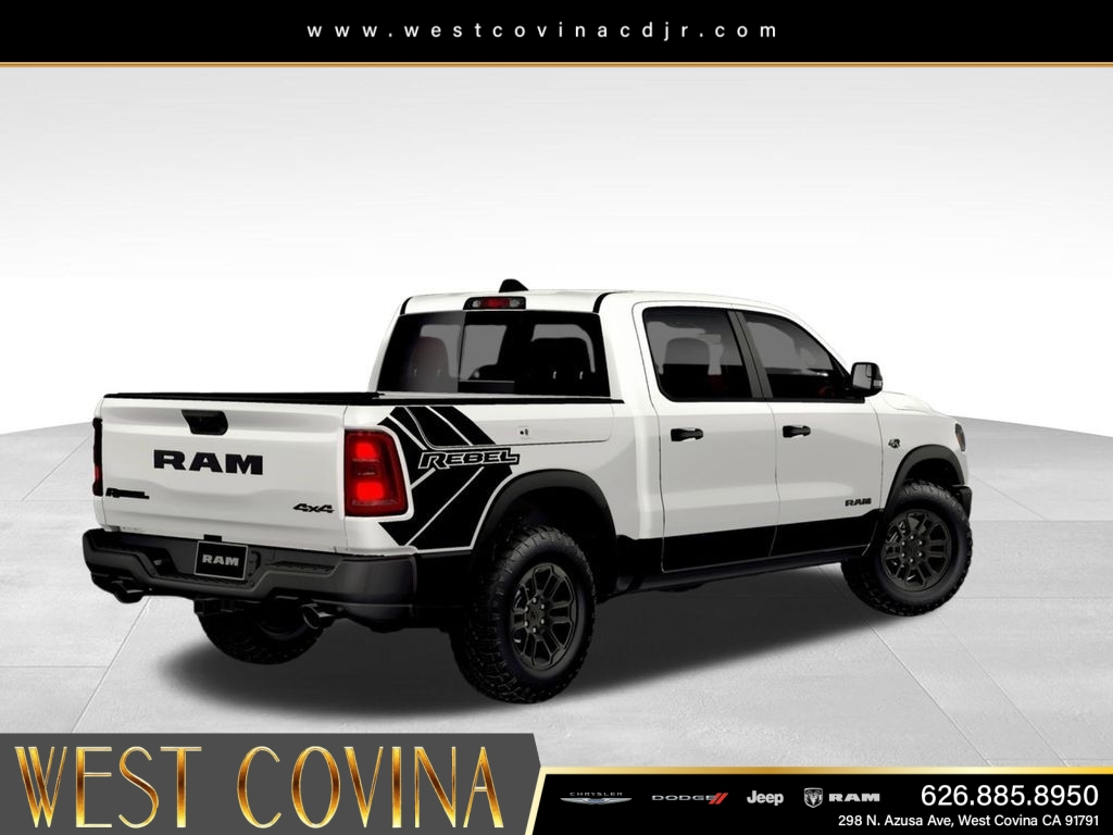 New 2026 Bright White Clear-Coat Exterior Paint RAM Rebel image 7