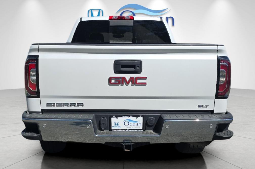 Used 2018 White Frost Tricoat GMC SLT image 4