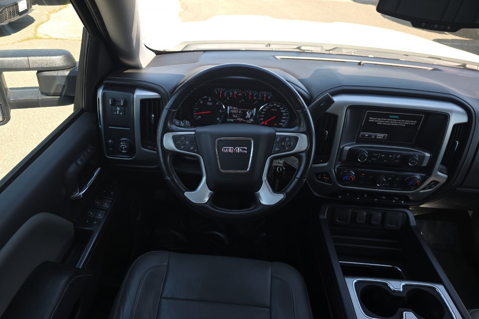 Used 2018 White Frost Tricoat GMC SLT image 13