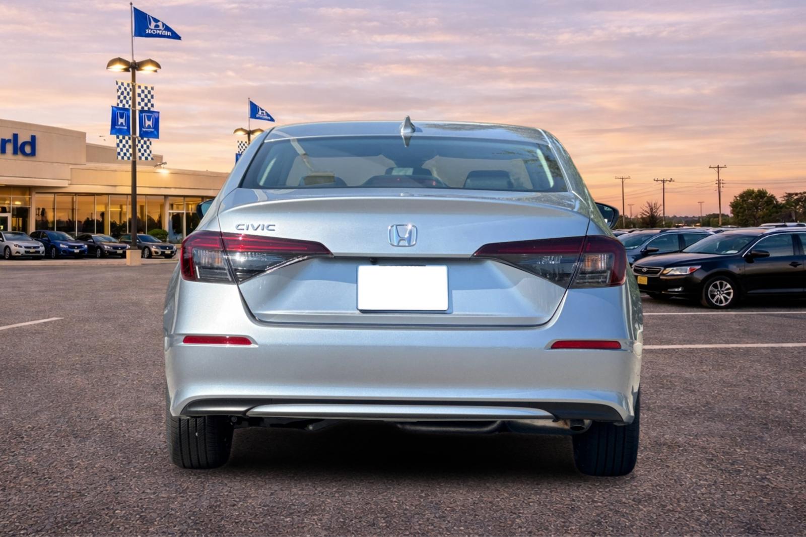 New 2026 Solar Silver Metallic Honda LX image 5