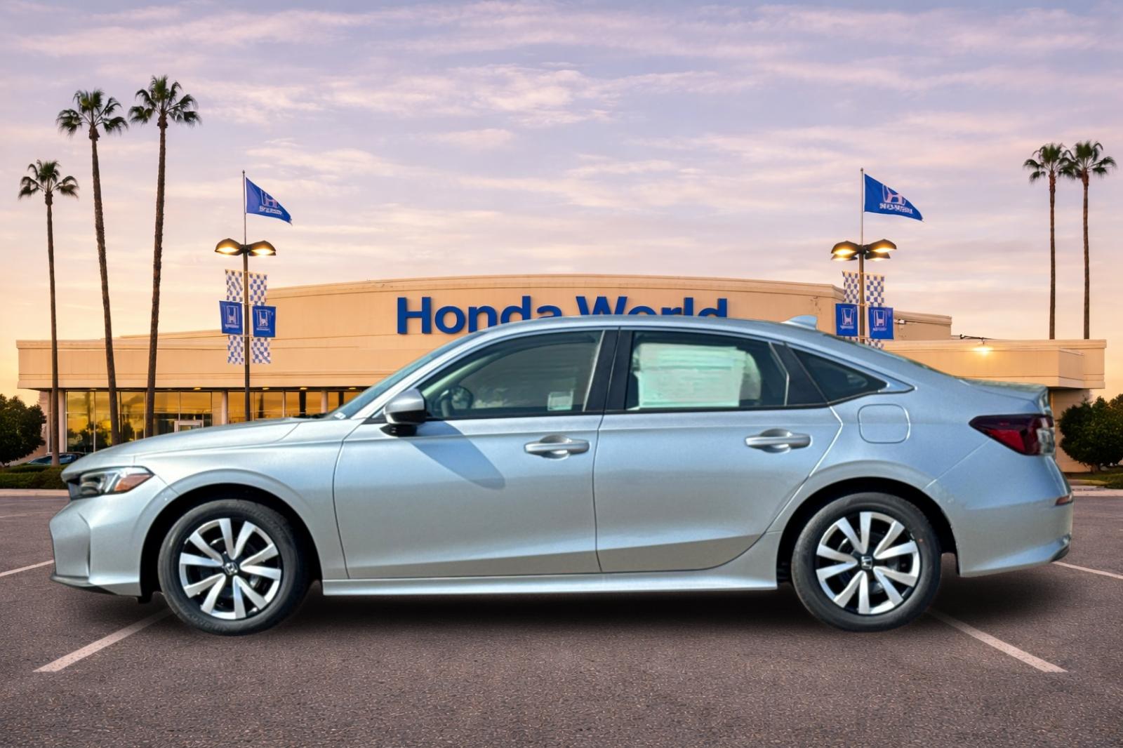 New 2026 Solar Silver Metallic Honda LX image 7