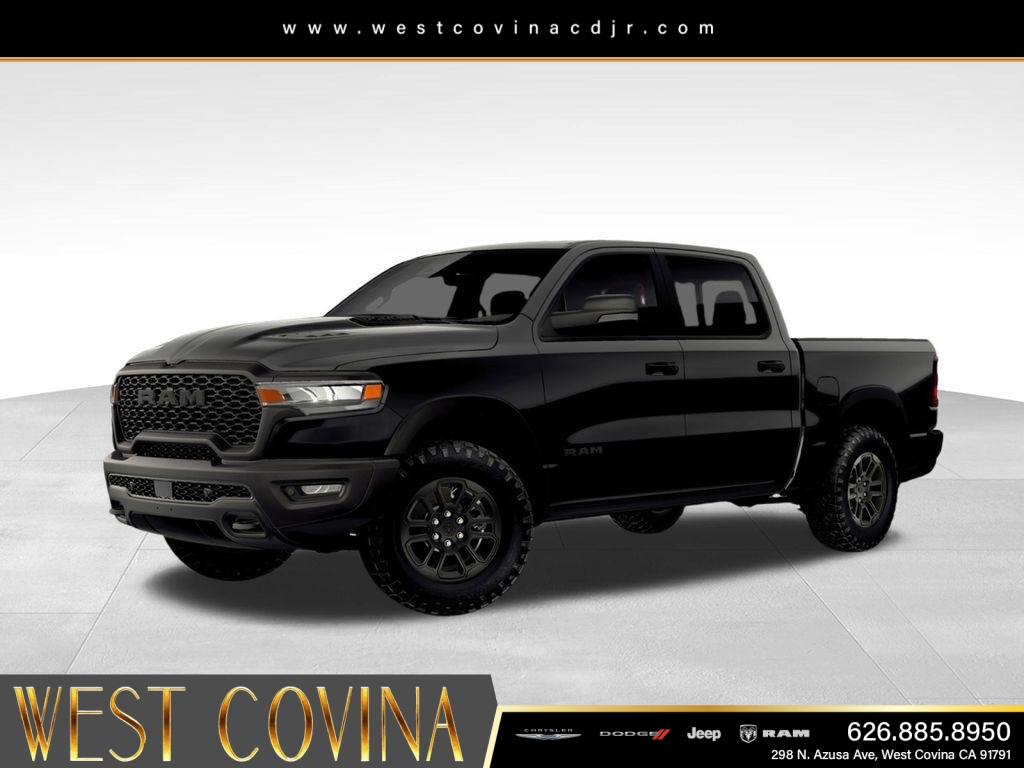 New 2026 Diamond Black Crystal Pearl-Coat Exterior Paint RAM Rebel image 2