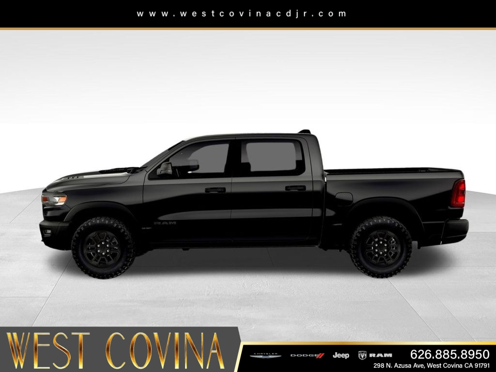 New 2026 Diamond Black Crystal Pearl-Coat Exterior Paint RAM Rebel image 3