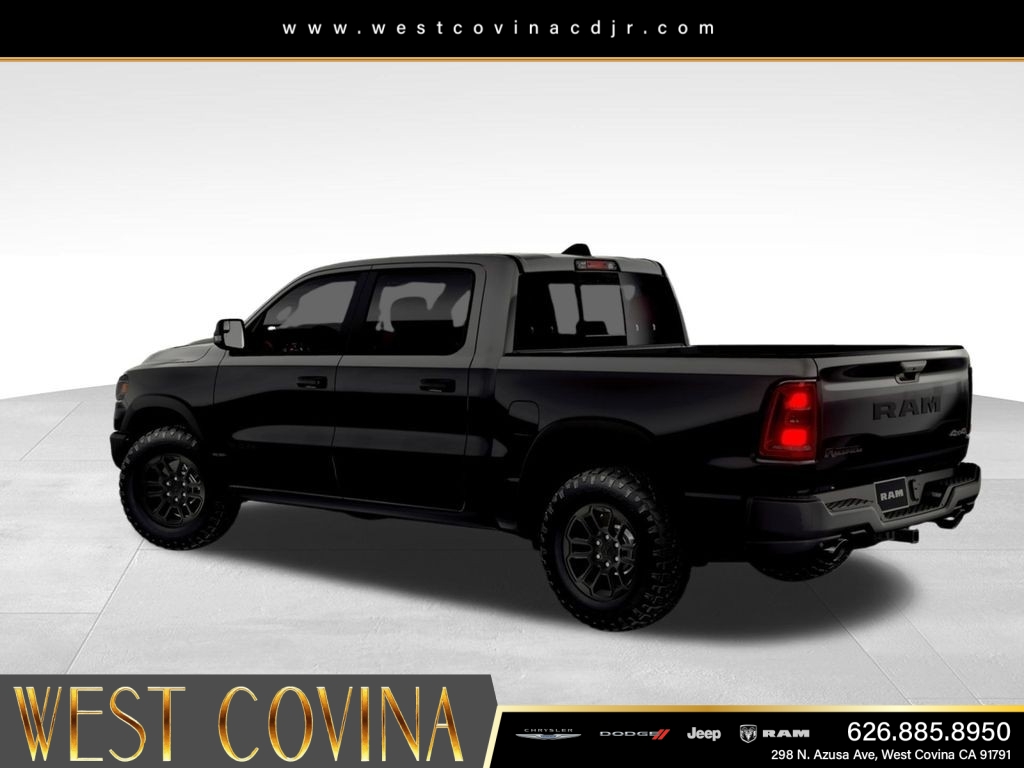 New 2026 Diamond Black Crystal Pearl-Coat Exterior Paint RAM Rebel image 4