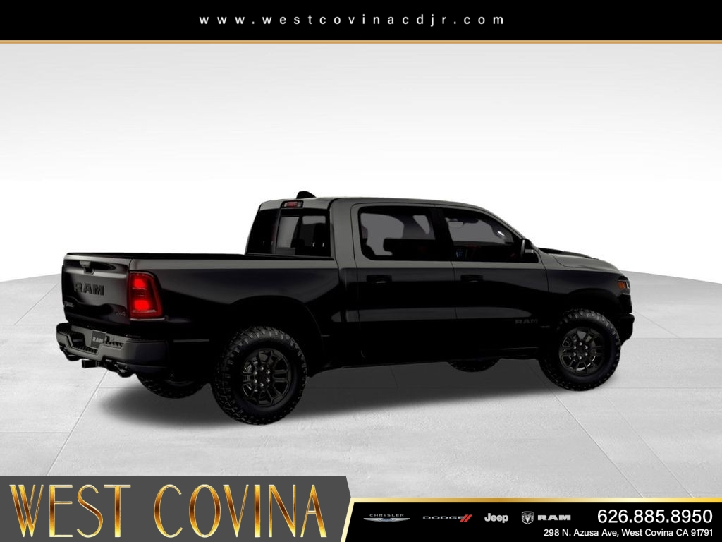 New 2026 Diamond Black Crystal Pearl-Coat Exterior Paint RAM Rebel image 8