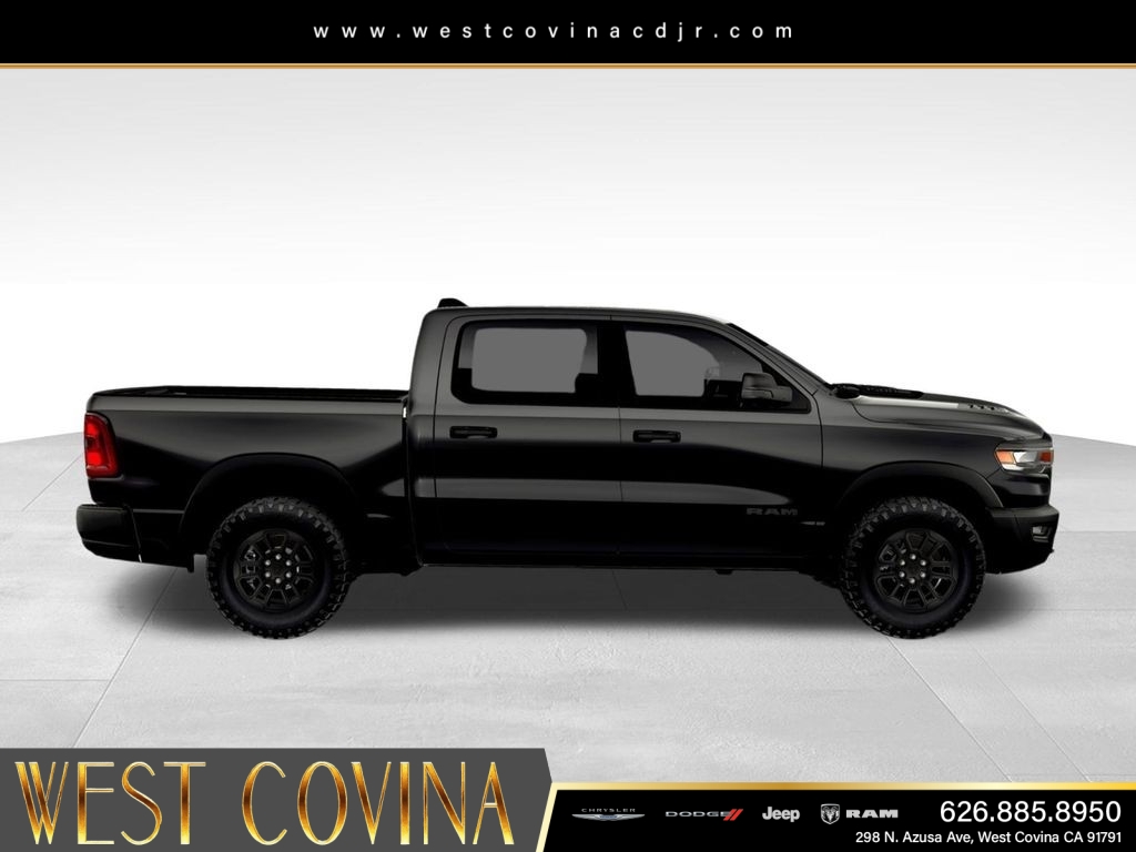 New 2026 Diamond Black Crystal Pearl-Coat Exterior Paint RAM Rebel image 9