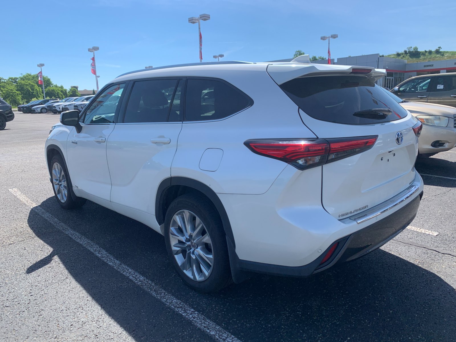 Used 2020 White Toyota Limited image 4