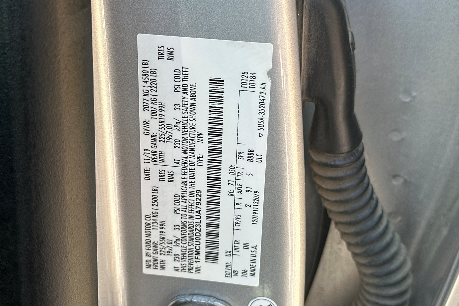 Used 2020 Silver Ford Titanium Hybrid image 29