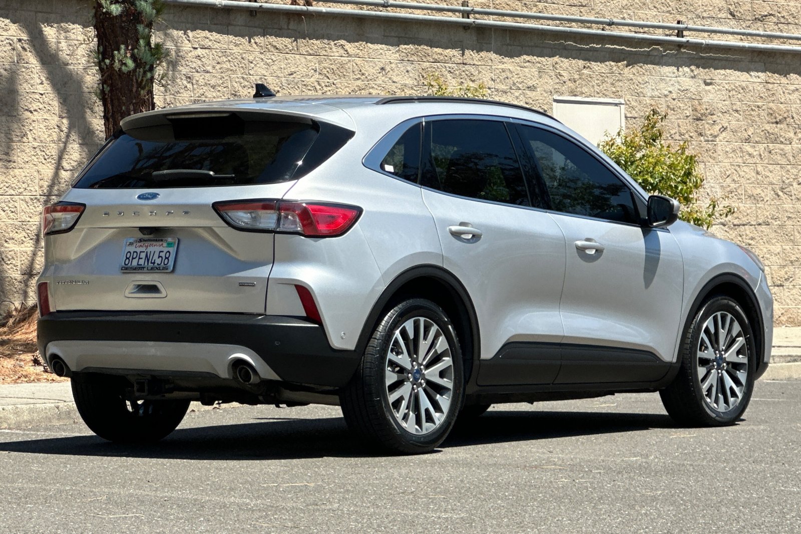 Used 2020 Silver Ford Titanium Hybrid image 3