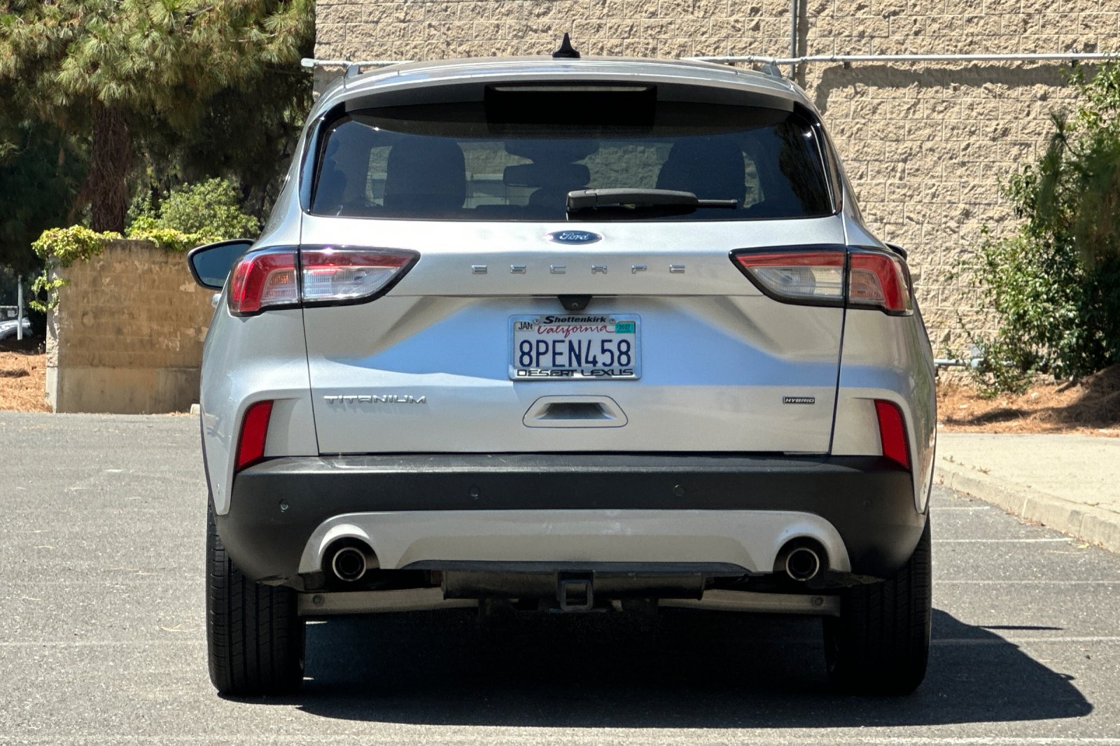 Used 2020 Silver Ford Titanium Hybrid image 4