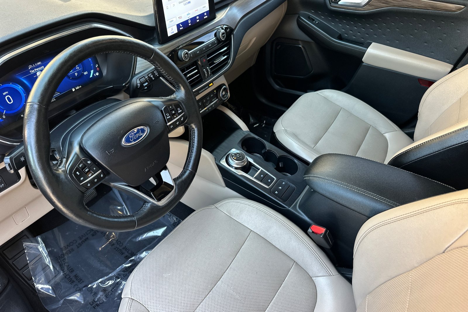 Used 2020 Silver Ford Titanium Hybrid image 9