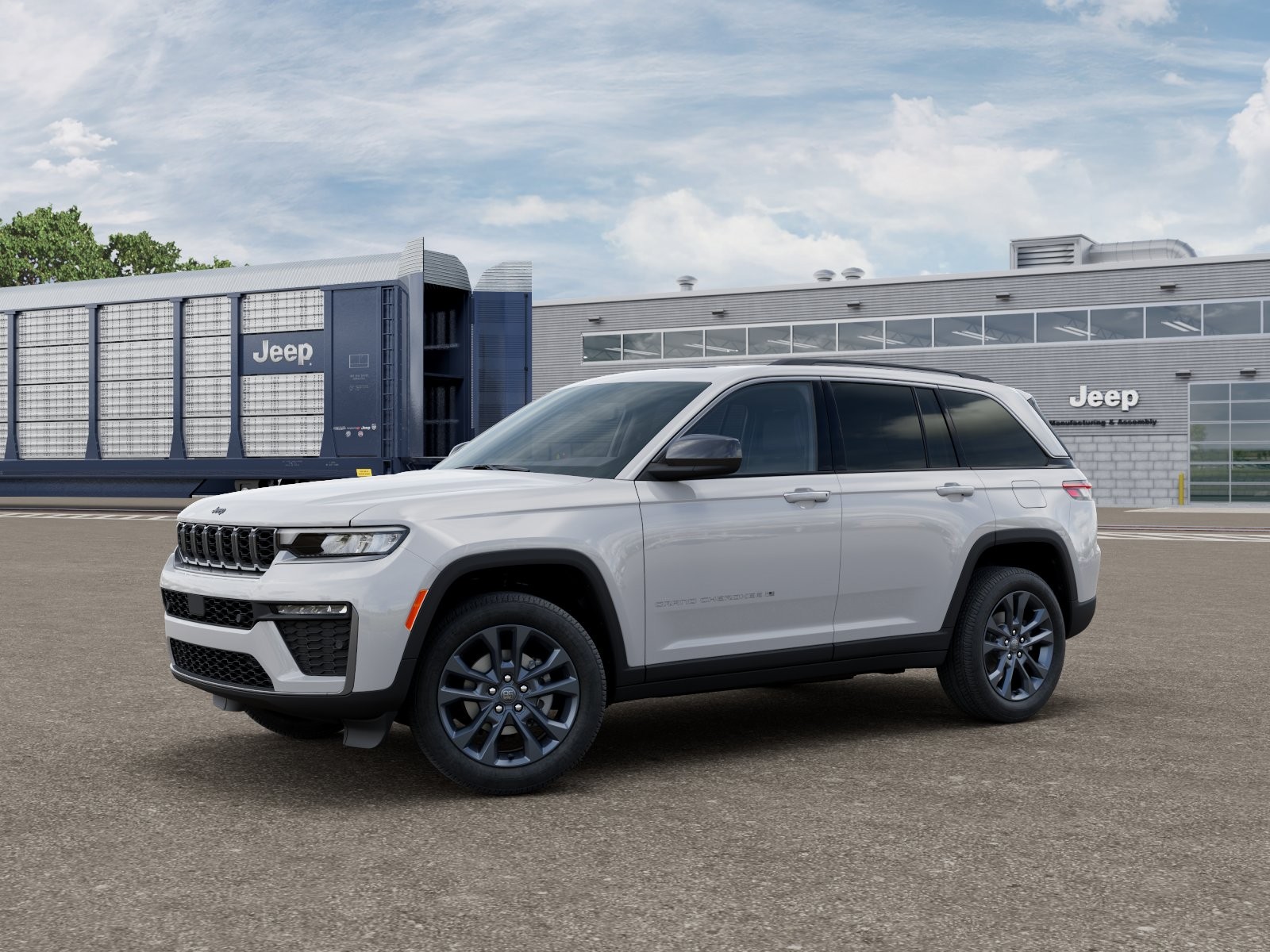 New 2026 Bright White Clear-Coat Exterior Paint Jeep Limited image 2
