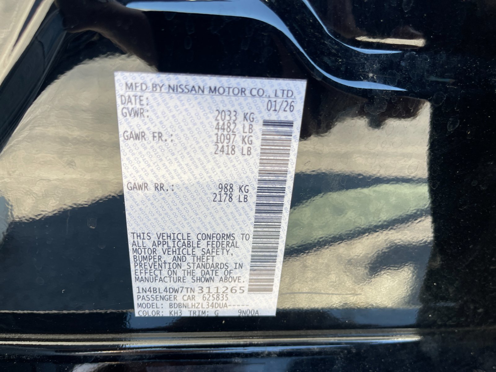 Used 2026 Black Nissan 2.5 SV image 31