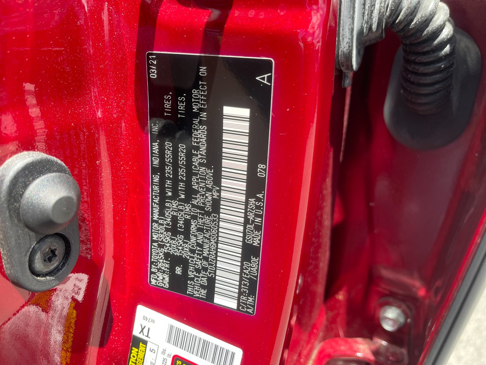 Used 2021 Red Toyota XSE image 35