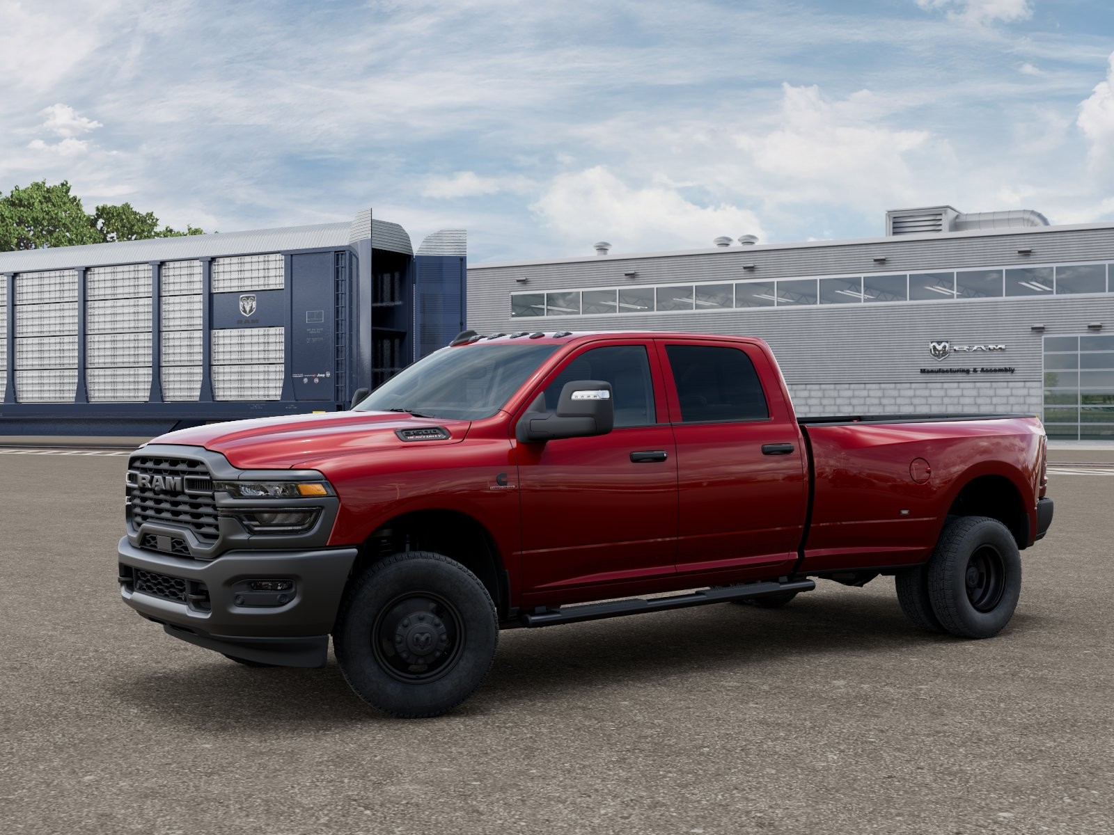 New 2026 Molten Red Pearl-Coat Exterior Paint RAM Tradesman image 2