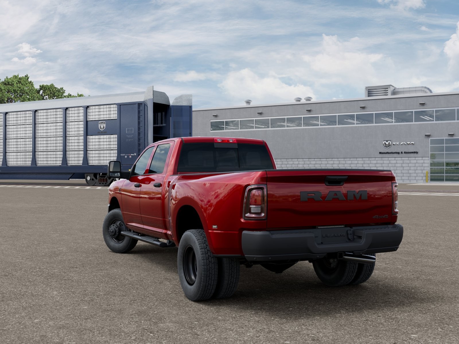 New 2026 Molten Red Pearl-Coat Exterior Paint RAM Tradesman image 3