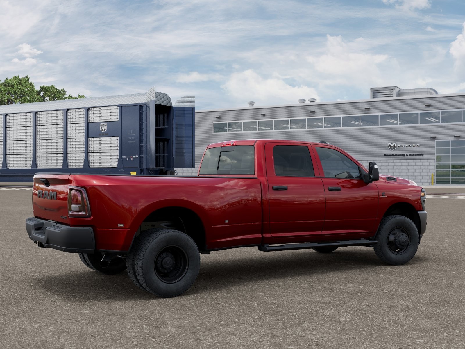 New 2026 Molten Red Pearl-Coat Exterior Paint RAM Tradesman image 4
