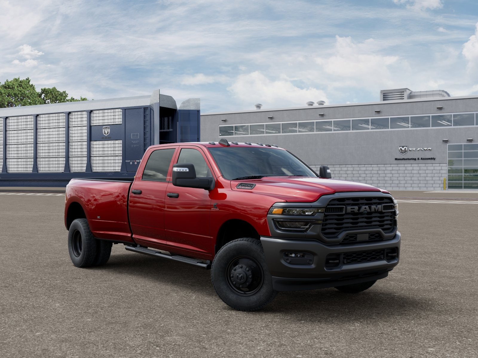 New 2026 Molten Red Pearl-Coat Exterior Paint RAM Tradesman image 5