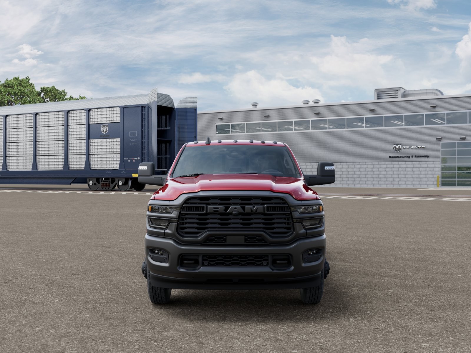 New 2026 Molten Red Pearl-Coat Exterior Paint RAM Tradesman image 6