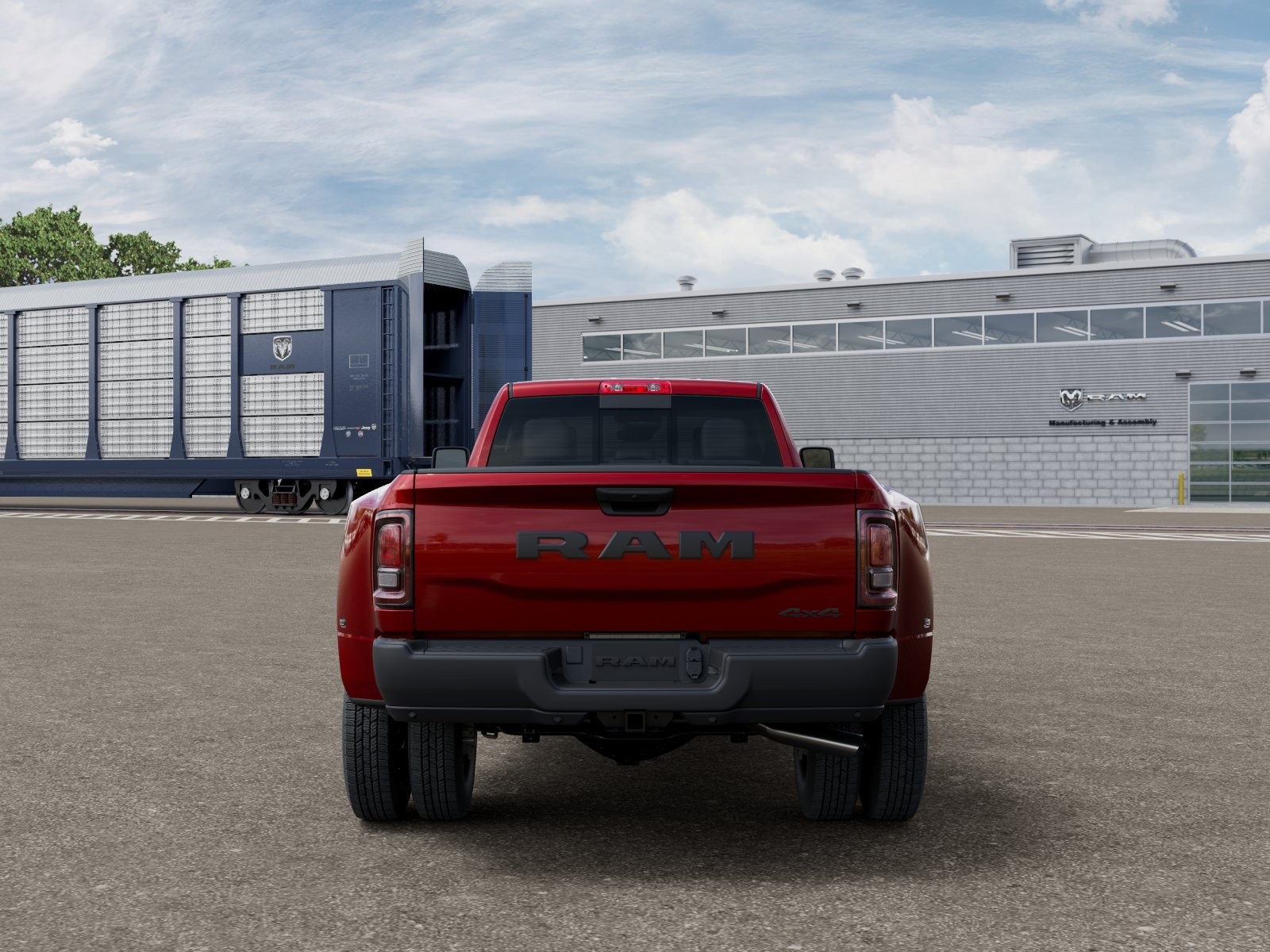 New 2026 Molten Red Pearl-Coat Exterior Paint RAM Tradesman image 7
