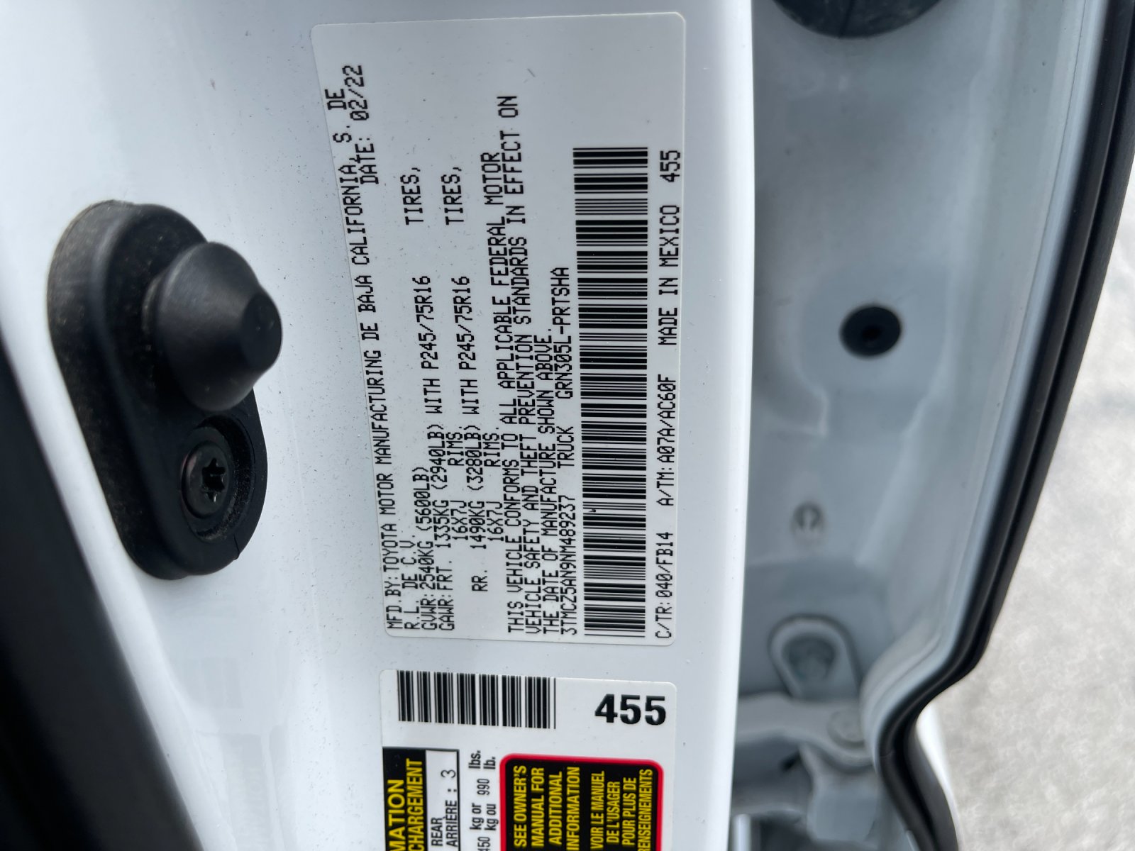 Used 2022 White Toyota SR image 33